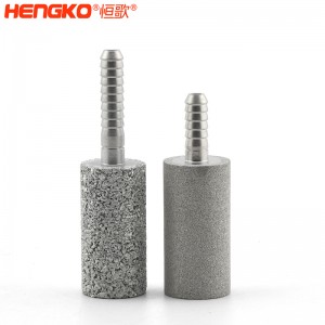 廠家定制316L粉末燒結(jié)不銹鋼過濾器曝氣頭，高強(qiáng)度耐腐蝕水族專用氣泡石