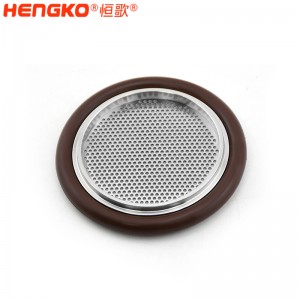 KF16篩網定心環(huán)用于ISO真空管道系統(tǒng)不銹鋼O型圈真空接頭