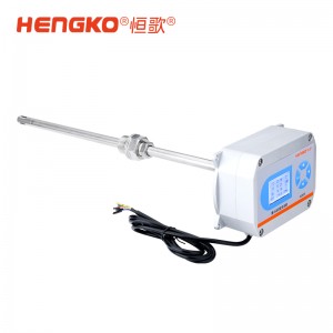 管道式溫濕度變送器在工業(yè)高濕的環(huán)境中，可持續(xù)檢測溫度和濕度