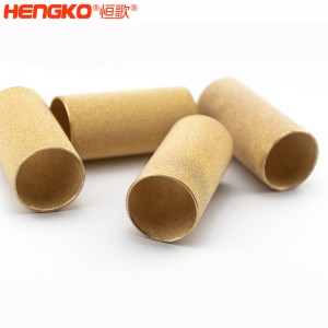 深圳定制供應銅燒結濾芯,可塑性強工業(yè)設備高溫燒結銅粉末過濾管