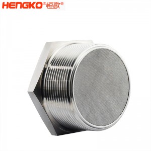 恒歌不銹鋼絲網(wǎng)濾芯燒結(jié)網(wǎng)消聲器消音器耐熱排氣均勻，應(yīng)用于排風(fēng)管消音