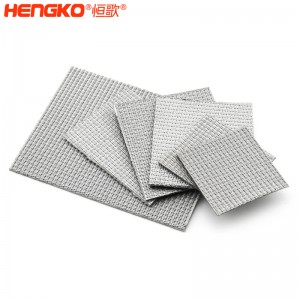 定制316L燒結(jié)網(wǎng)板五層過濾網(wǎng)耐腐蝕耐高溫，應(yīng)用于污水過濾