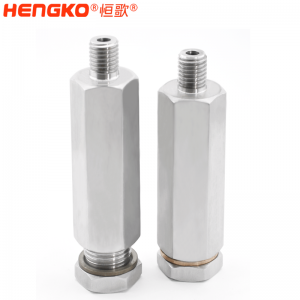 易燃液體、蒸汽燒結(jié)不銹鋼阻火器組合件限流器氣體儲存和運(yùn)輸用