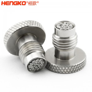 廠家定制有創(chuàng)呼吸機氣源入口醫(yī)療級316L不銹鋼過濾器濾芯防塵透氣耐腐蝕，用于呼吸機